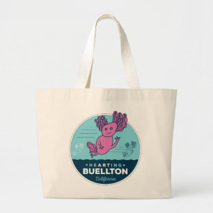 Bolso De Tela Gigante Tote - Axolotls Under the Sea - Buellton.Art