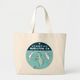 Bolso De Tela Gigante Tote - Axolotls Under the Sea - Buellton.Art