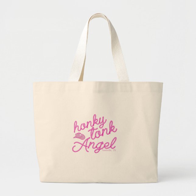 Bolso De Tela Gigante Tote Bachelorette de Nashville (Frente)