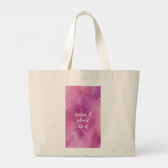 Bolso De Tela Gigante Tote Bag (Reverso)