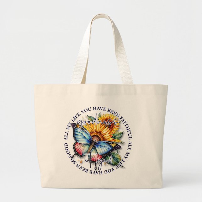 Bolso De Tela Gigante Tote Bag (Frente)