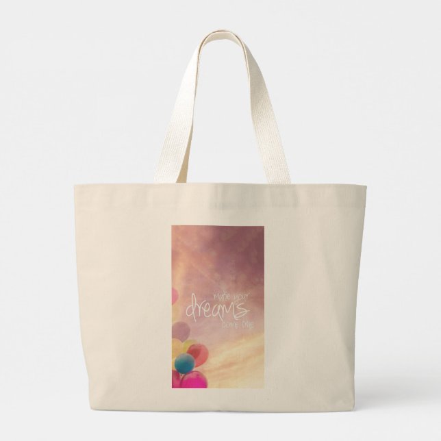 Bolso De Tela Gigante Tote Bag (Reverso)