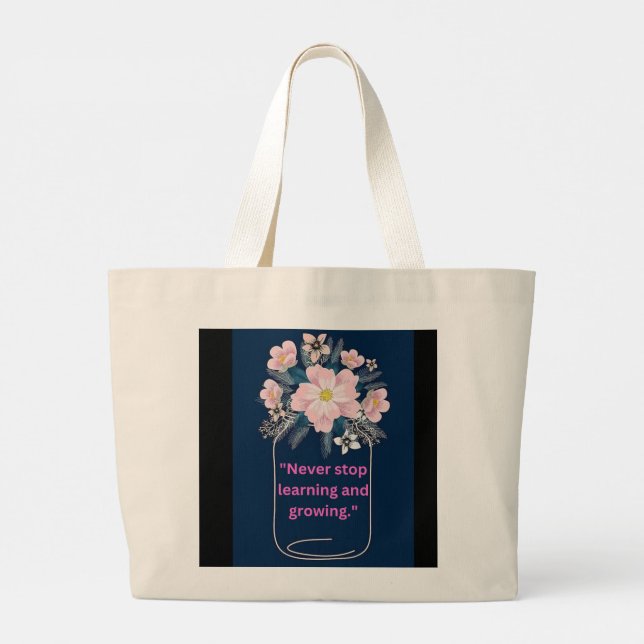 Bolso De Tela Gigante Tote Bag (Reverso)