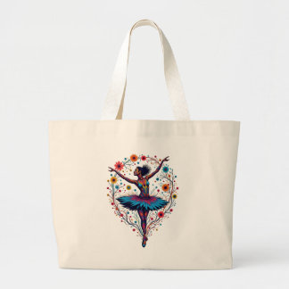 Bolso De Tela Gigante Tote bag "Bailarina" GRANDE