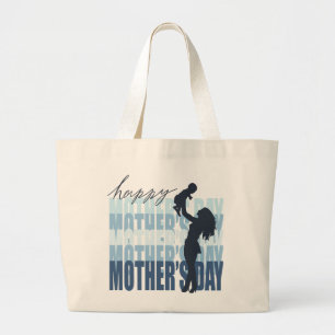 Bolso De Tela Gigante TOTE BAG del Día de la Madre Clásica