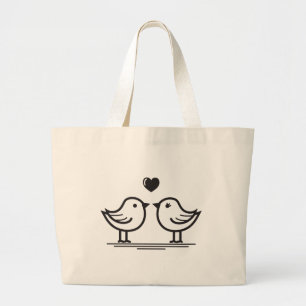 Bolso De Tela Gigante Tote Bag Design Simple Cute Conveniente