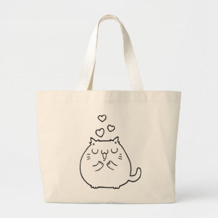 Bolso De Tela Gigante Tote Bag Design Simple Cute Conveniente