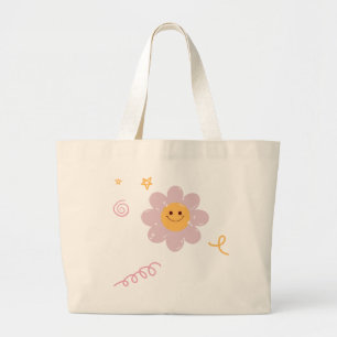 Bolso De Tela Gigante Tote Bag Design Simple Cute Conveniente