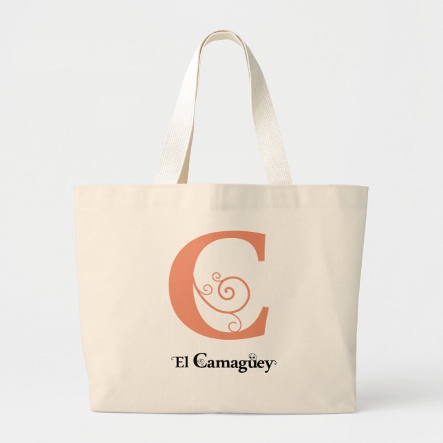 Bolso De Tela Gigante Tote bag El Camagüey (Frente)