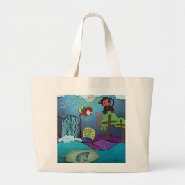 Bolso De Tela Gigante Tote Bag - Tropical Wild Side!