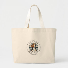 Bolso De Tela Gigante Tote Beagle