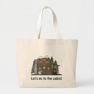 Bolso De Tela Gigante Tote Cabina-Enorme del registro