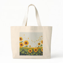 Tote comercial de girasol