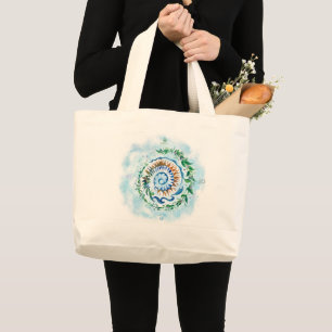 Bolso De Tela Gigante Tote comercial Susea Blu Studios Earth Day