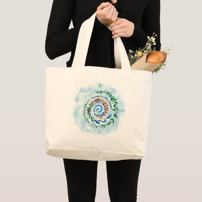 Bolso De Tela Gigante Tote comercial Susea Blu Studios Earth Day (Anverso (producto))