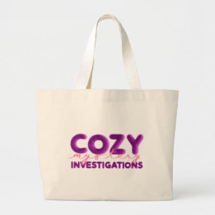 Bolso De Tela Gigante Tote Cosy Mystery Investigations