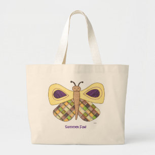 Bolso De Tela Gigante Tote Cute Canvas - Diversión de verano! - Erin Bri