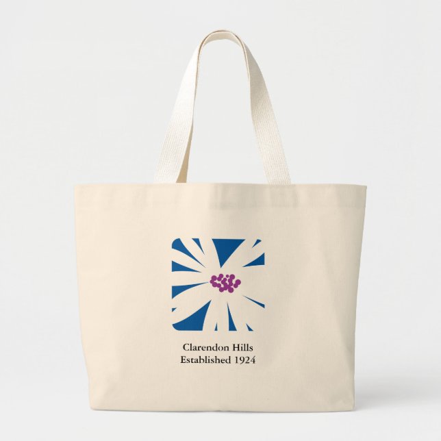 Bolso De Tela Gigante tote de 100 años (Frente)