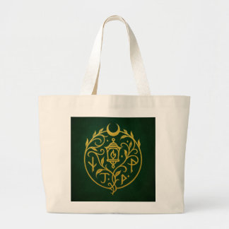 Bolso De Tela Gigante Tote de alcance negro