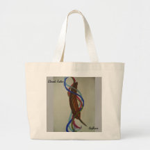 tote de arte de plumas de elementos