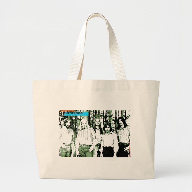 Bolso De Tela Gigante Tote de Burntshoe (Frente)