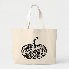 Bolso De Tela Gigante Tote de calabaza