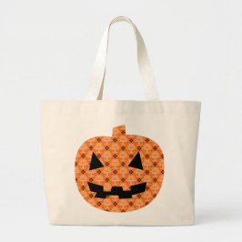 Bolso De Tela Gigante Tote de calabaza