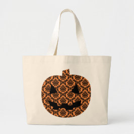 Bolso De Tela Gigante Tote de calabaza