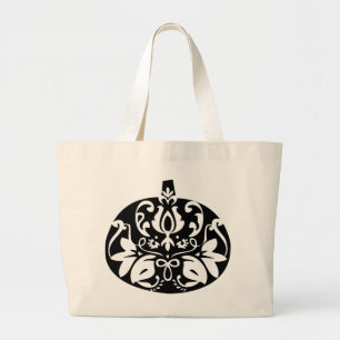 Bolso De Tela Gigante Tote de calabaza