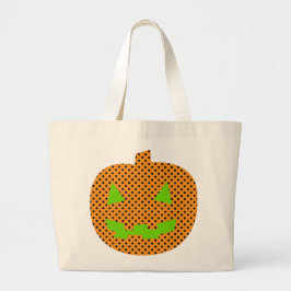 Bolso De Tela Gigante Tote de calabaza