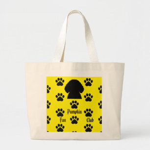 Bolso De Tela Gigante Tote de cavapoo Pumpkin