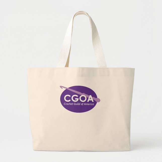 Bolso De Tela Gigante Tote de CGOA (Frente)
