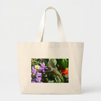 Bolso De Tela Gigante Tote de colibrí