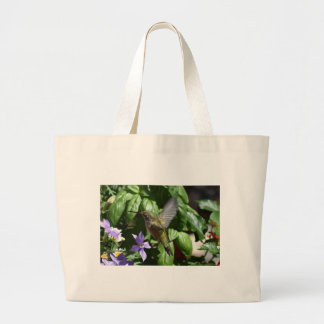 Bolso De Tela Gigante Tote de colibrí