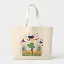 Tote de compras Joyful Dancer Canvas