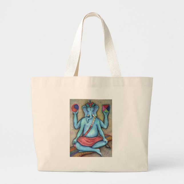 Bolso De Tela Gigante Tote de Ganesh (Frente)