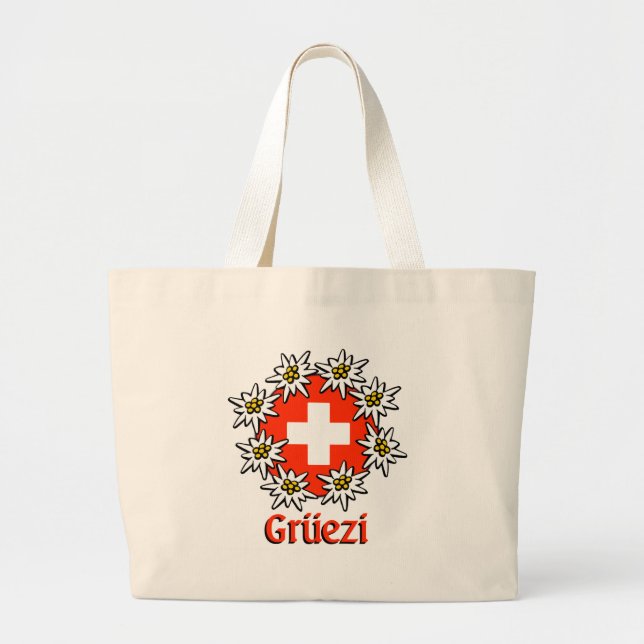 Bolso De Tela Gigante Tote de Gruezi (Frente)
