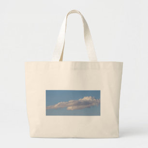 Bolso De Tela Gigante Tote DE JUMBO DE CIELO azul Y NUBES