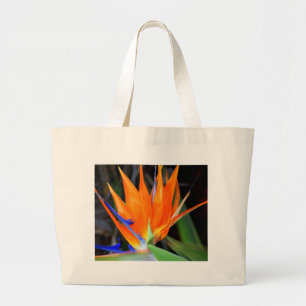 Bolso De Tela Gigante Tote de la ave del paraíso