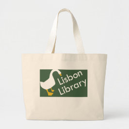Bolso De Tela Gigante Tote de la Biblioteca Maine de Lisboa