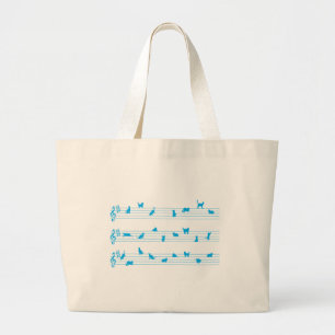 Bolso De Tela Gigante Tote de la canción del gato