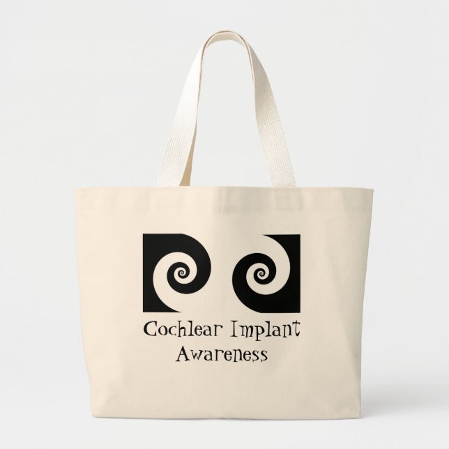 Bolso De Tela Gigante Tote de la conciencia del ci (Frente)
