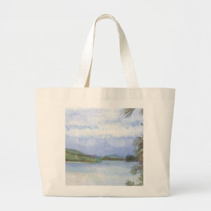 Bolso De Tela Gigante Tote de la lona de la isla de Eagle