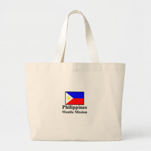 Bolso De Tela Gigante Tote de la misión de Filipinas Manila
