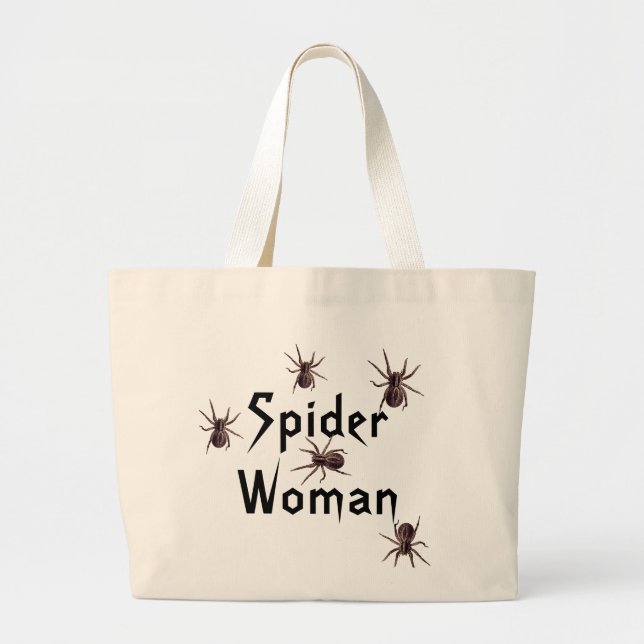 Bolso De Tela Gigante Tote de la mujer de la araña (Frente)