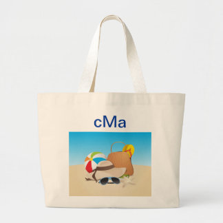 Bolso De Tela Gigante Tote de la playa