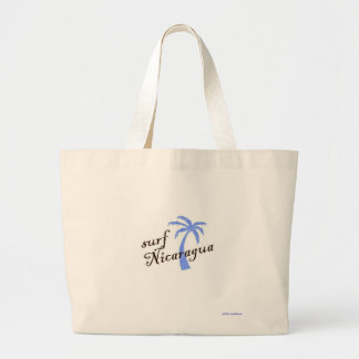 Bolso De Tela Gigante Tote de la playa - resaca Nicaragua