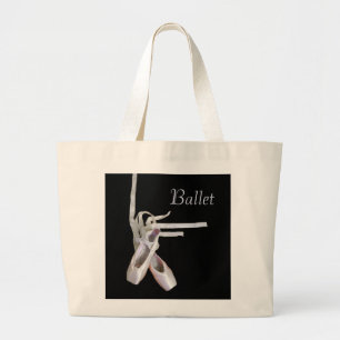 Bolso De Tela Gigante tote de lienzo "ballet"