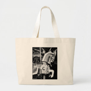 Bolso De Tela Gigante tote de lienzo Jumbo King Horse
