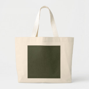 Bolso De Tela Gigante Tote de lienzo verde oscuro mosca - Personalizable